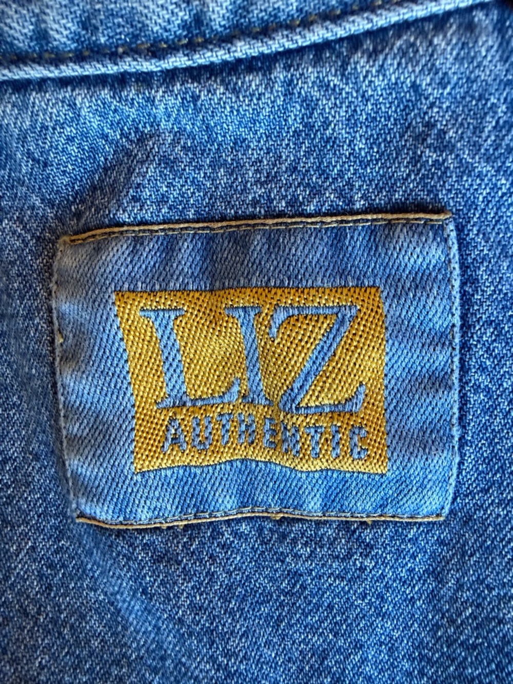 Vintage Liz Claiborne Denim Jacket cotton boxy oversized - Picture 7 of 8
